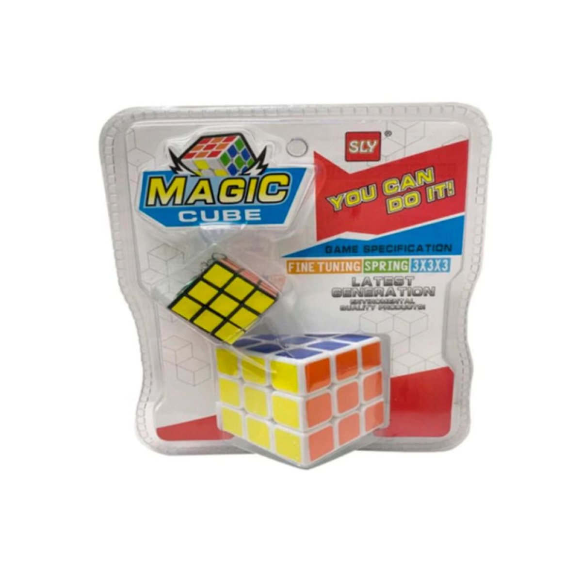 Κύβος Ταχύτητας 3x3 με Μπρελόκ Mini Magic Cube