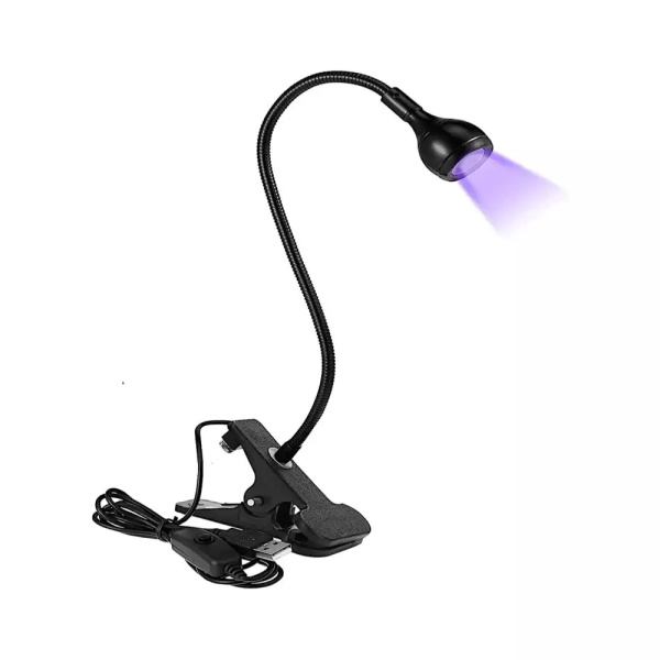Λάμπα Πολυμερισμού Νυχιών UV/LED 3W Με USB Και Βάση Clip