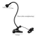 Λάμπα Πολυμερισμού Νυχιών UV/LED 3W Με USB Και Βάση Clip - Image 7