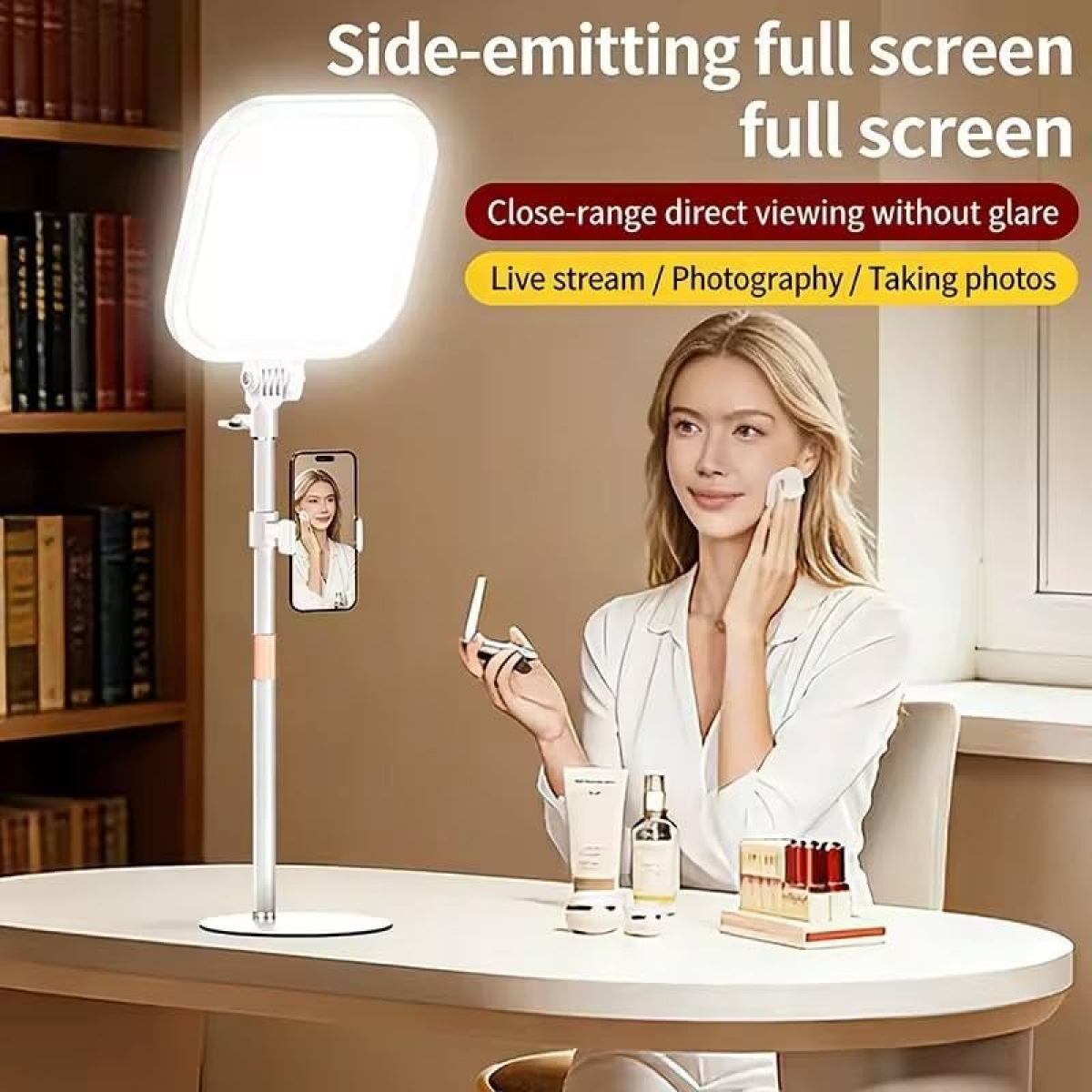 LED Φωτιστικό Γραφείου Για Live Streaming Με Βάση Και Βάση Κινητού DY-10T - Image 6