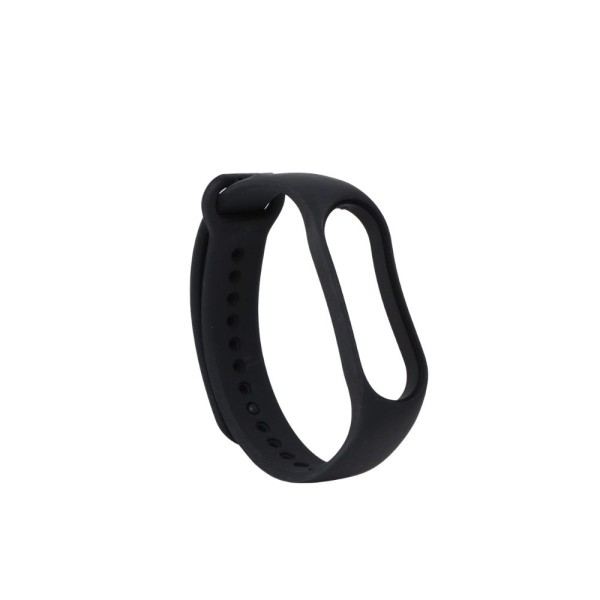 Λουράκι Σιλικόνης για Xiaomi Mi Band 5/6/7 Μαύρο
