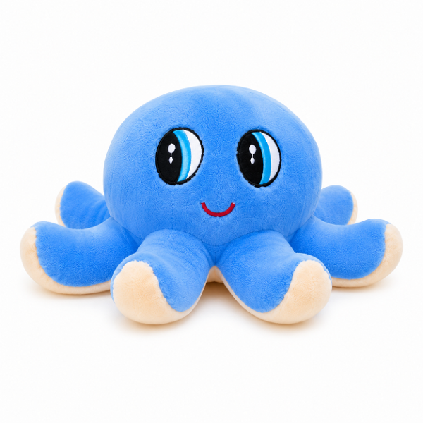 Λούτρινη Μέδουσα 20cm από Απαλό Plush Ύφασμα με Γέμιση PP Cotton N13