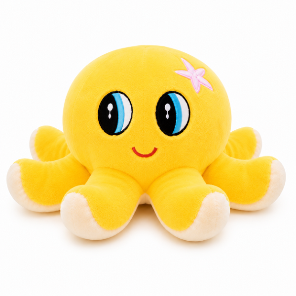 Λούτρινη Μέδουσα 20cm από Απαλό Plush Ύφασμα με Γέμιση PP Cotton N13