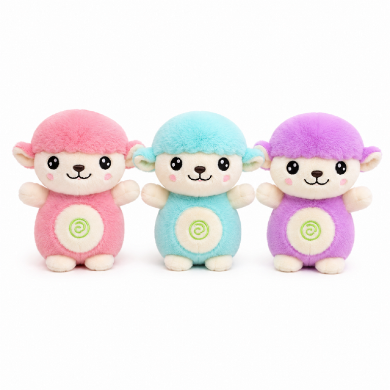 Λούτρινο Προβατάκι Rag Doll 23 cm σε 3 Χρώματα N17