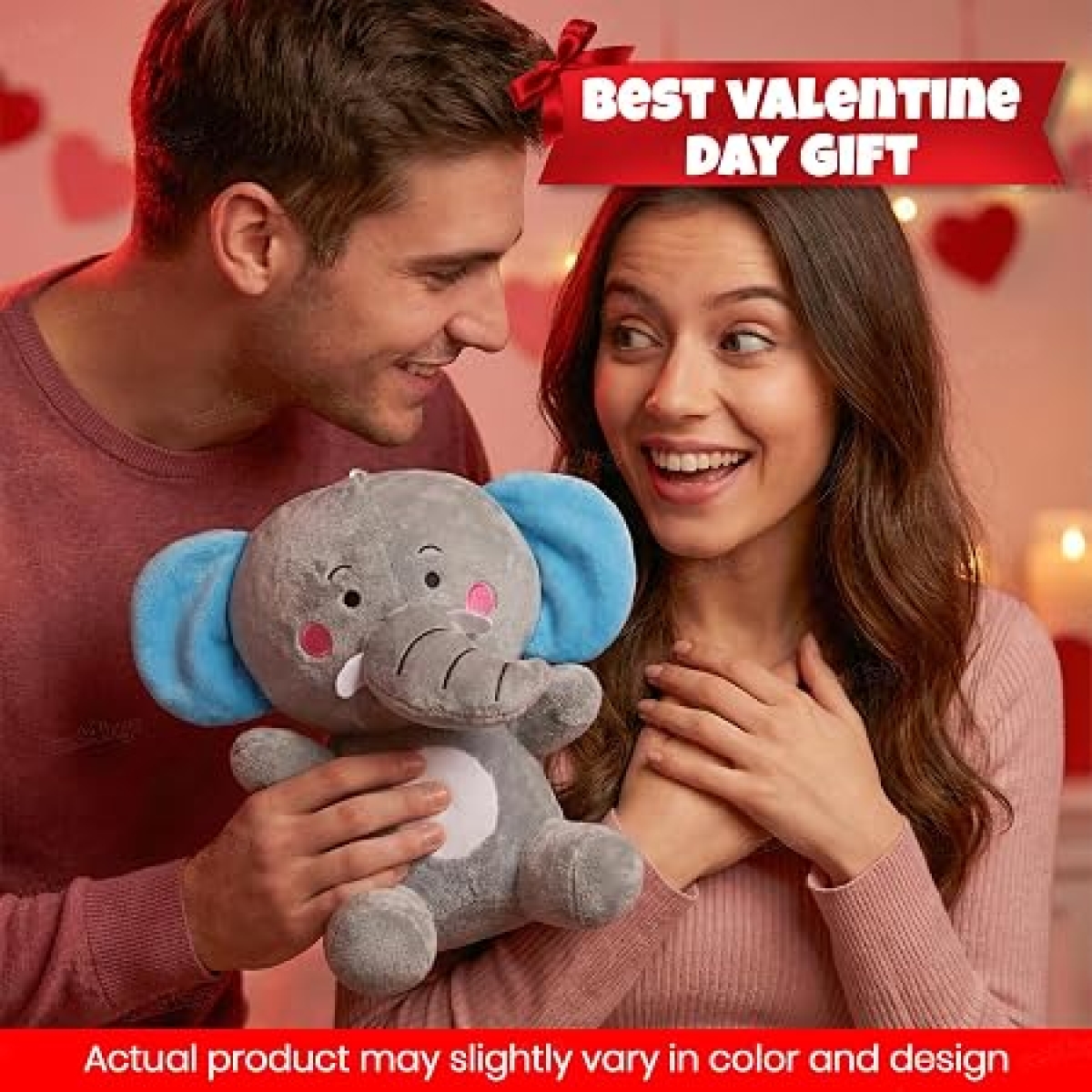 Λούτρινος Ελέφαντας Sweet Dreams 23cm σε Παστέλ Χρώματα N20 - Image 5