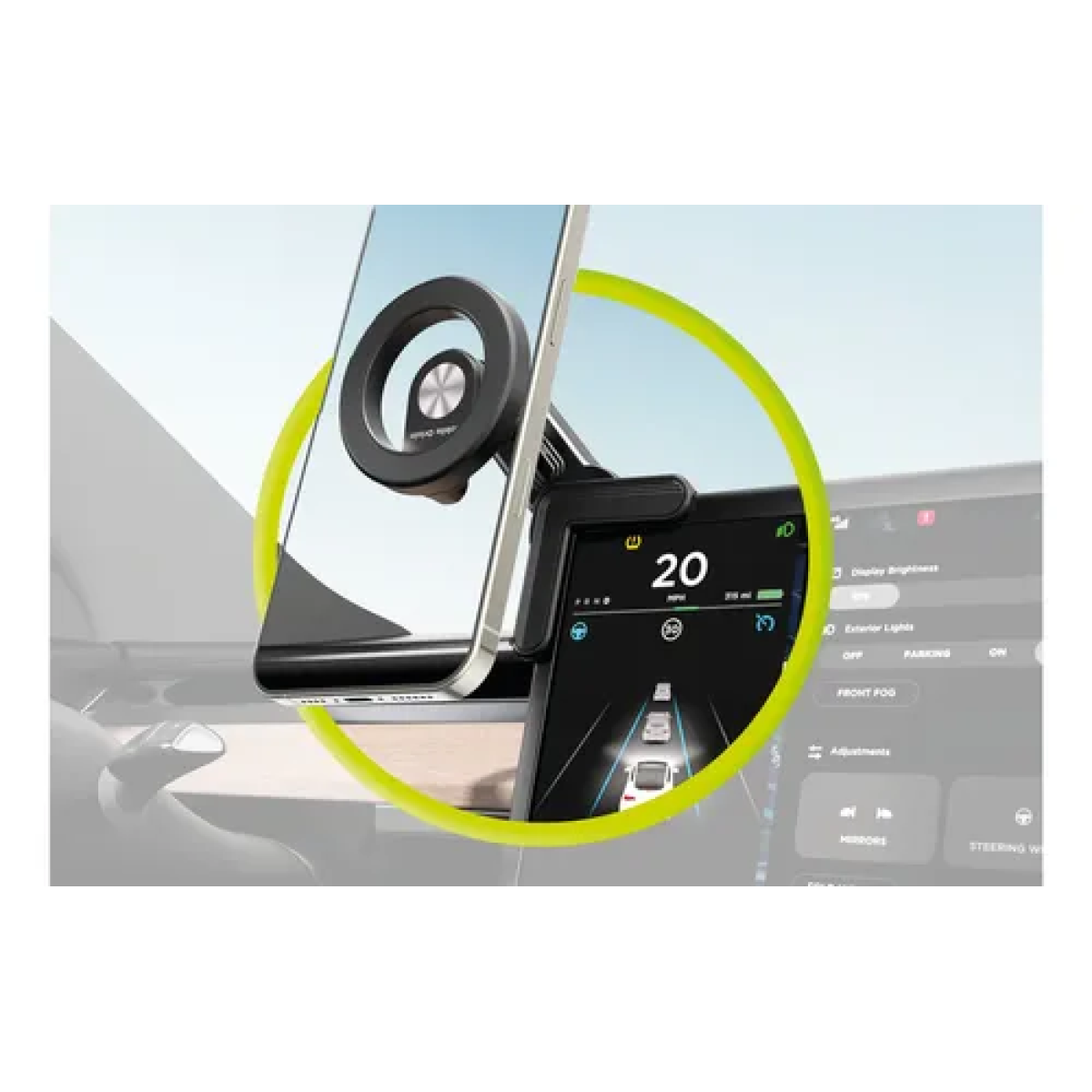 Μαγνητική Βάση Κινητού Αυτοκινήτου 360° Για Ταμπλό Andowl Q-ZJ813 - Image 2