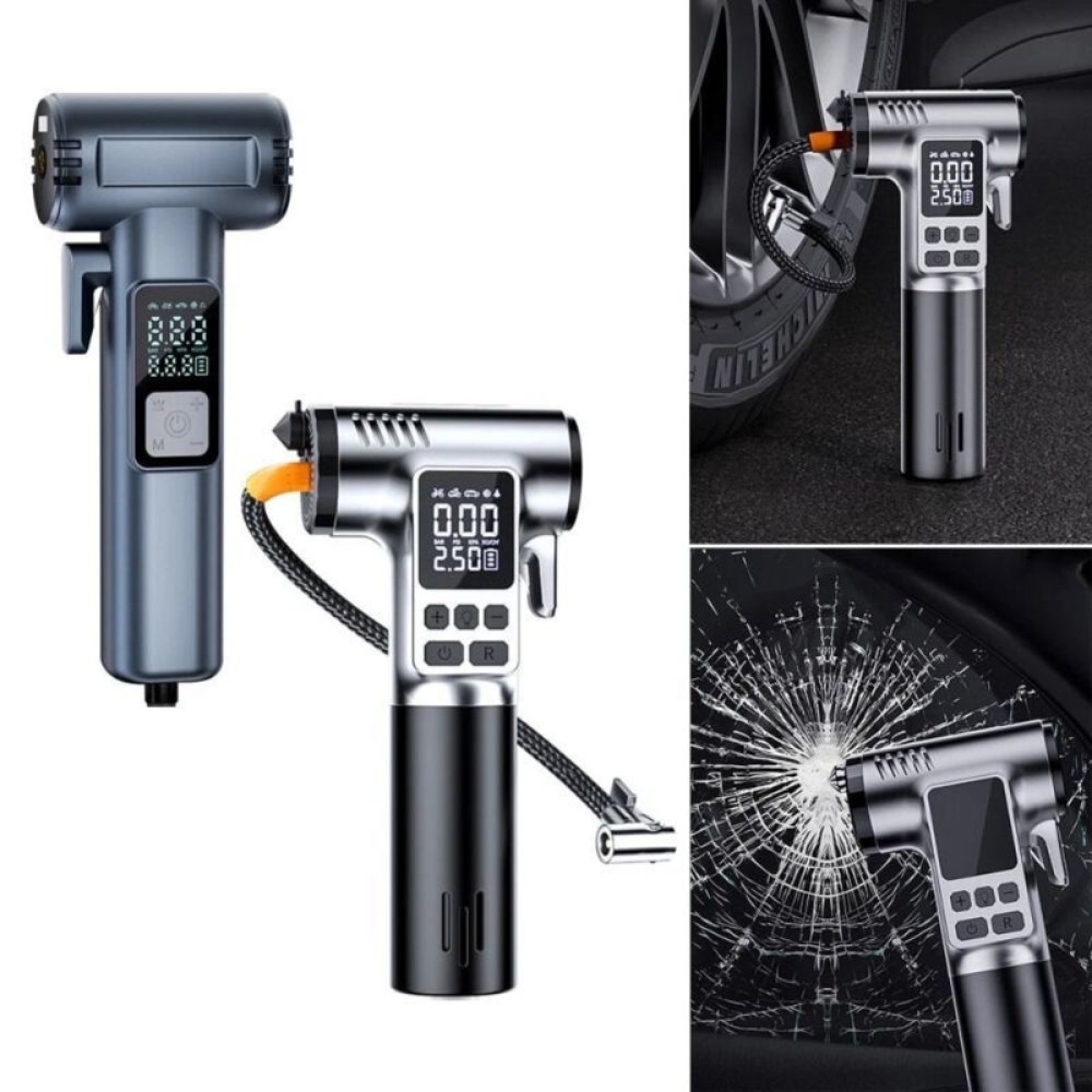 MDHL Τρόμπα Αυτοκινήτου 150PSI Επαναφορτιζόμενη 12V MD-9170