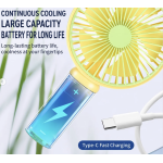 Mini Ανεμιστηράκι Χειρός USB Επαναφορτιζόμενο SD-99E - Image 8