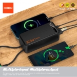 Moxom Power Bank MX-PB157 40000mAh PD20W + SCP22.5W με LCD Οθόνη