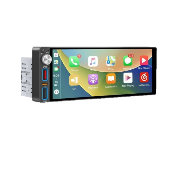 MP5 Οθόνη Αυτοκινήτου 6.86" 1DIN Με Wireless CarPlay Android Auto Bluetooth Και IPS Οθόνη