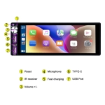 MP5 Οθόνη Αυτοκινήτου 6.86" 1DIN Με Wireless CarPlay Android Auto Bluetooth Και IPS Οθόνη - Image 3