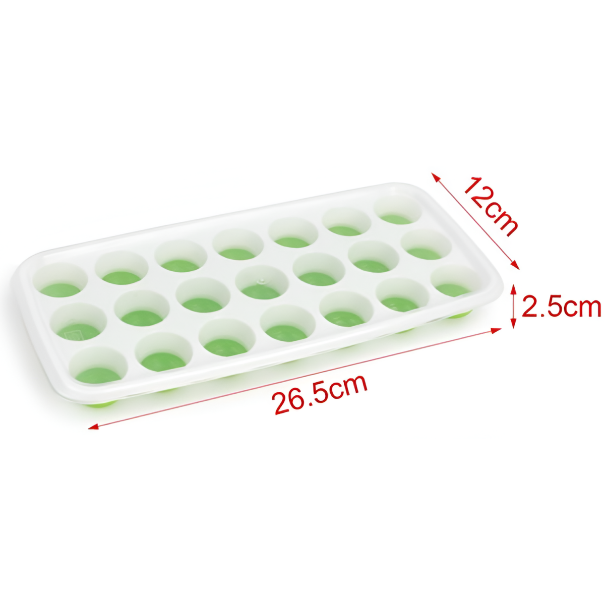 Παγοθήκη Με Καπάκι 21 Θέσεων Στρογγυλή Kmt Style 2407606 - Image 2