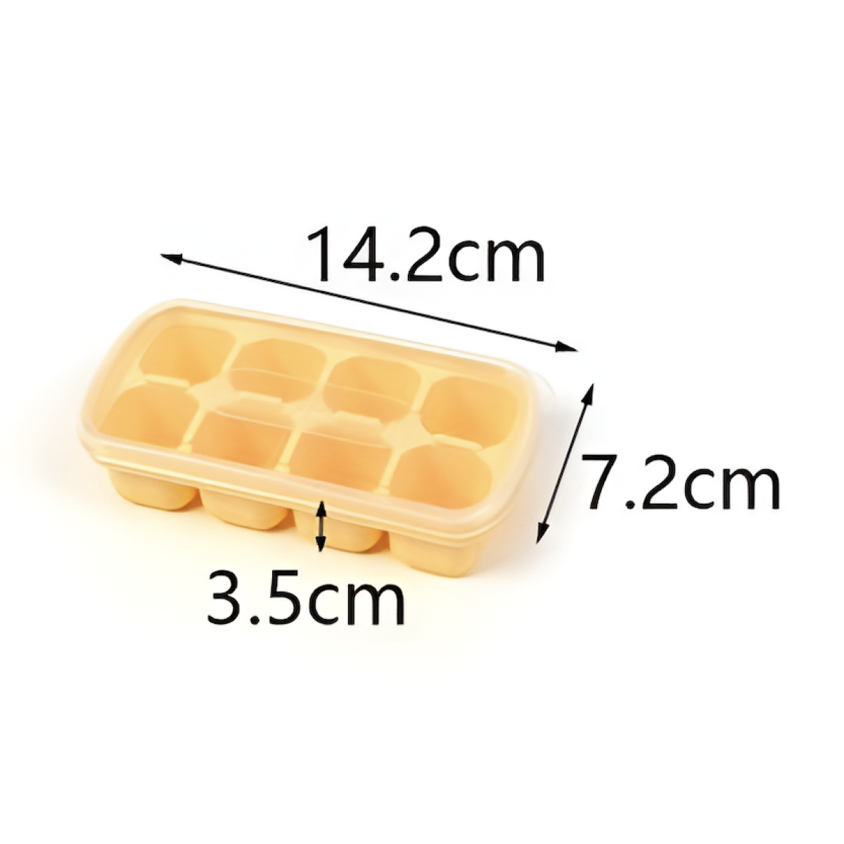 Παγοθήκη Σιλικόνης Με Καπάκι 8 Θέσεων Kmt Style 502555 - Image 2