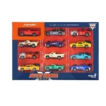 Παιδικό Σετ Αυτοκινητάκια Die-Cast Pull Back 12τμχ