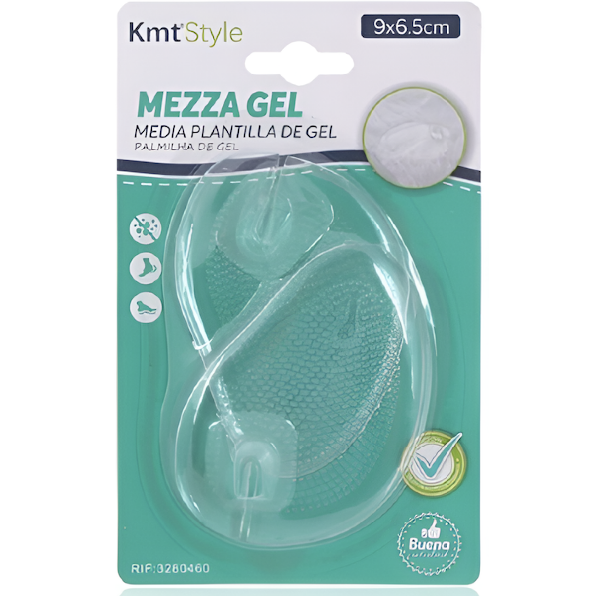 Πάτοι Gel για το Μπροστινό Μέρος του Ποδιού Kmt Style 32180460 - Image 2
