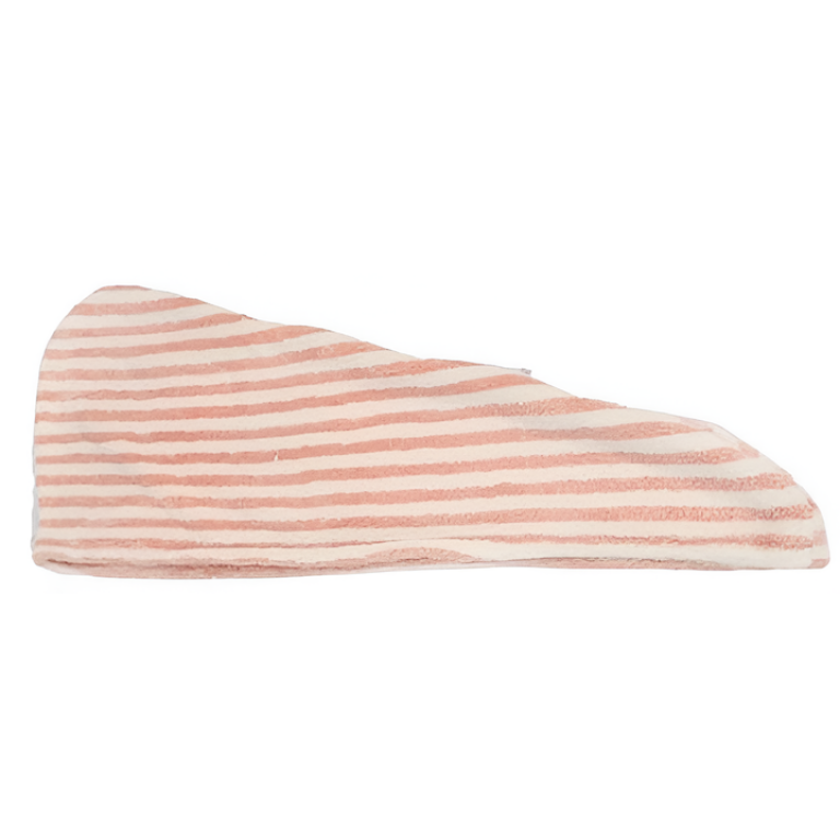 Πετσέτα Μαλλιών Turban Microfiber 63x20cm Ριγέ 3283578