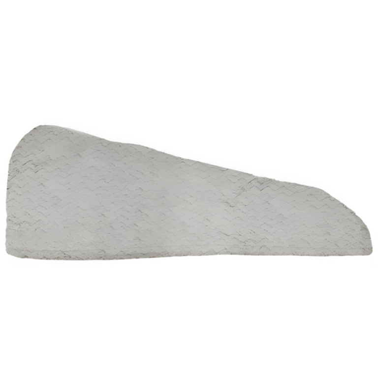 Πετσέτα Μαλλιών Turban Microfiber Γκρι 63x20cm 3283576