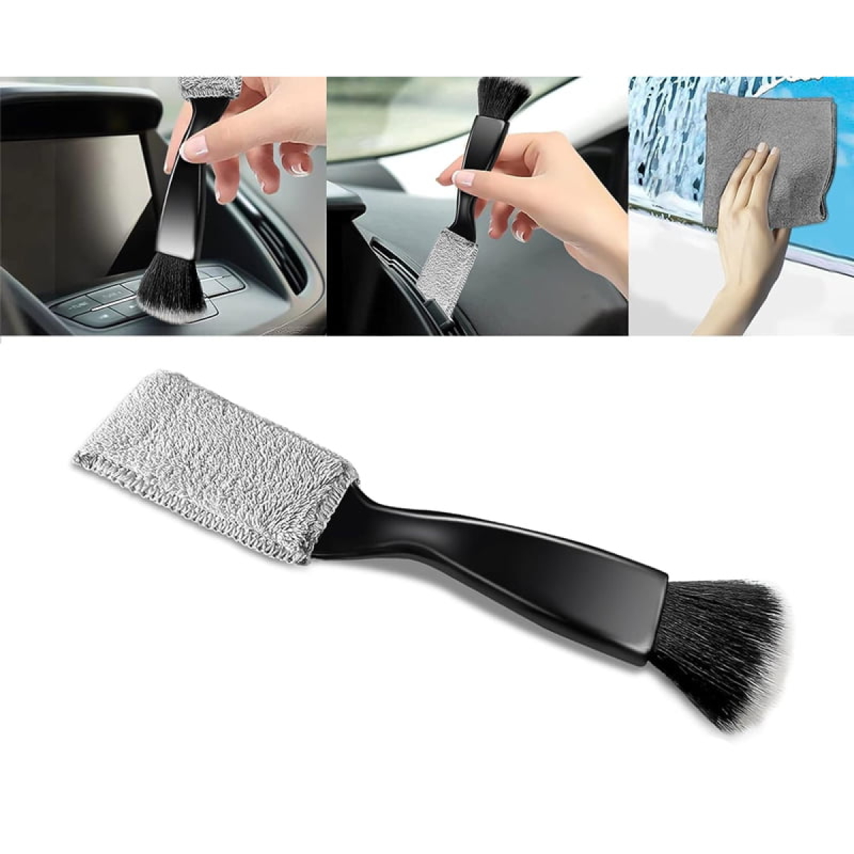 Πινέλο Καθαρισμού Αυτοκινήτου Με Microfiber 23cm Carsun C2841 - Image 5