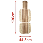 Πλατοκάθισμα Αυτοκινήτου Ψάθινο Καφέ 130x44.5cm 502660 - Image 2