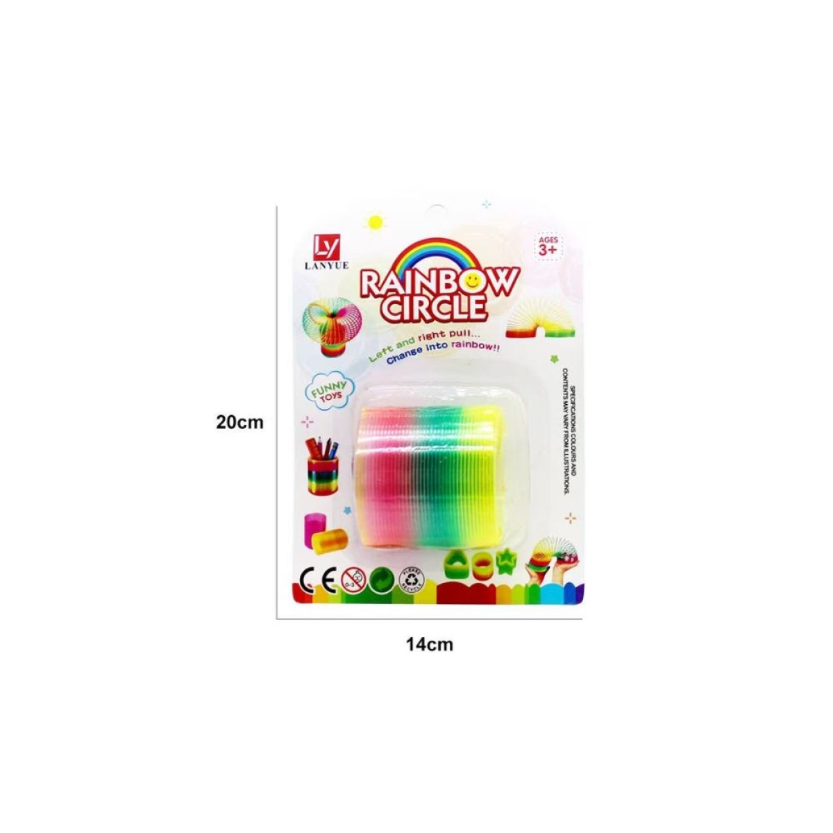 Πολύχρωμο Μαγικό Ελατήριο Rainbow για Παιδιά