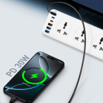 Πολύπριζο 10 Θέσεων Με 3 USB-A Και 3 USB-C PD 30W 2500W 2m LDNIO SC10610C - Image 7
