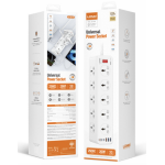 Πολύπριζο 10 Θέσεων Με 3 USB-A Και 3 USB-C PD 30W 2500W 2m LDNIO SC10610C - Image 2