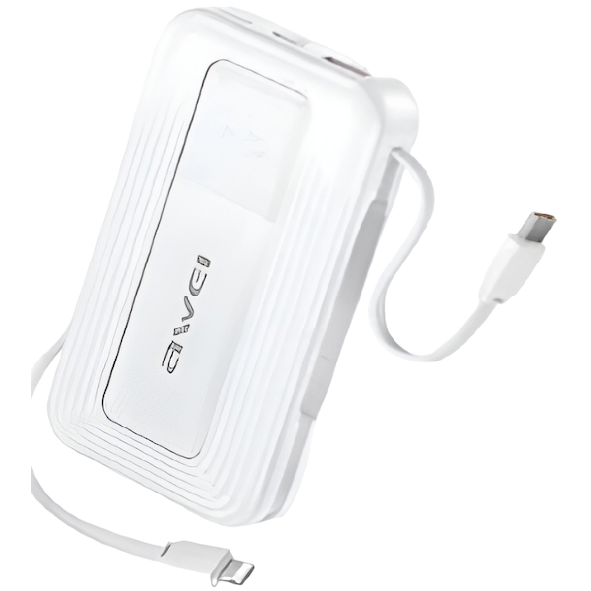 Power Bank 10000mAh Με Ενσωματωμένα Καλώδια USB-C Και Lightning Και Γρήγορη Φόρτιση 22.5W Awei PA-1 - Image 4