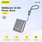 Power Bank 10000mAh Με Ενσωματωμένο Καλώδιο Και Γρήγορη Φόρτιση 22.5W Awei PA-5 - Image 3