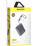 Power Bank 10000mAh Με Ενσωματωμένο Καλώδιο Και Γρήγορη Φόρτιση 22.5W Awei PA-5 - Image 4