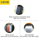 Power Bank 20.000mAh Ηλιακής Φόρτισης με Type-C, USB, Lightning & LED Φακό - CB-18