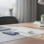 Power Bank EZRA PB147 10000mAh με 4 Ενσωματωμένα Καλώδια & LED Φακό