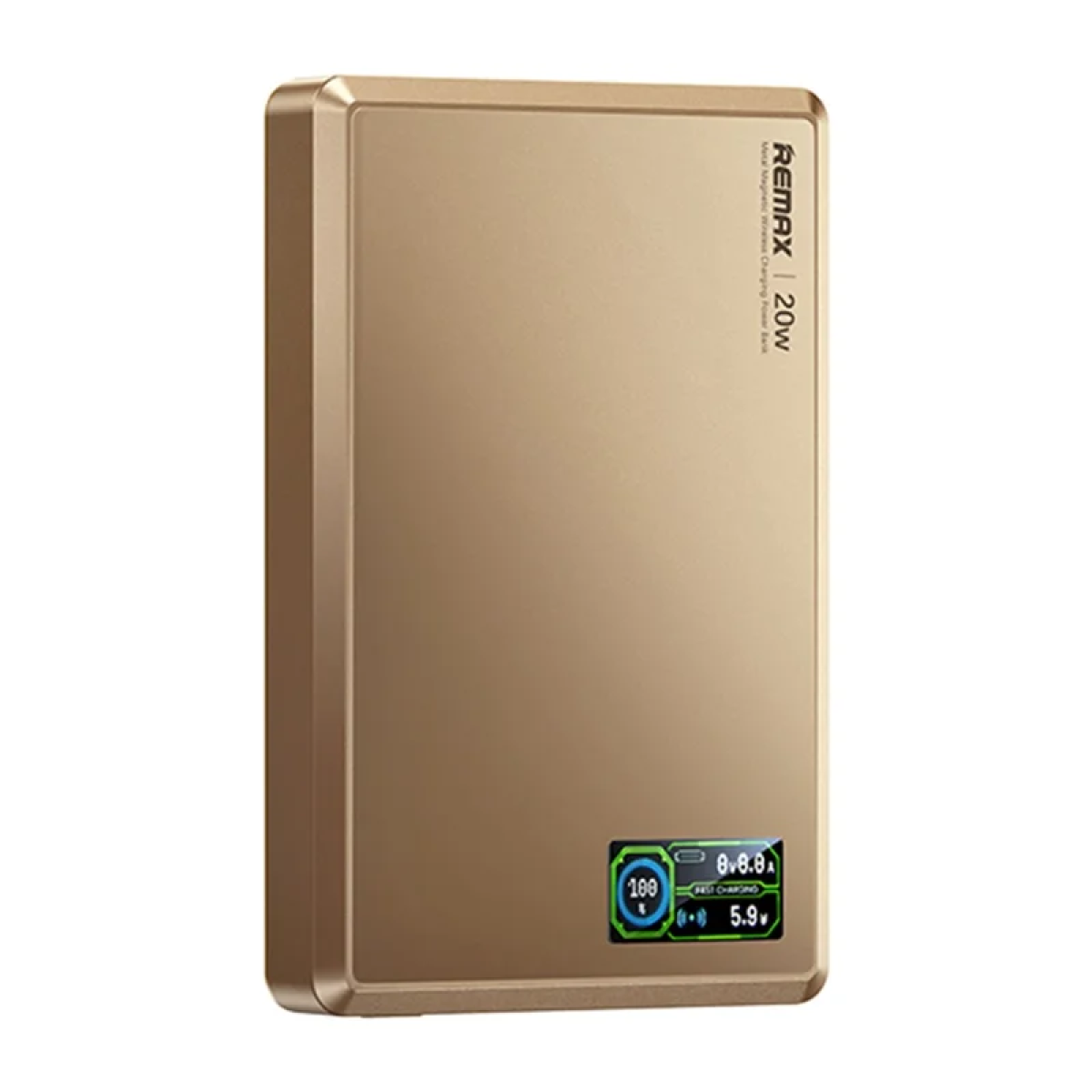Power Bank Μαγνητικής Ασύρματης Φόρτισης 10000mAh PD 20W Με TFT Οθόνη Remax FP-37 - Image 2