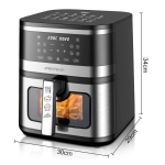 Ψηφιακή Φριτέζα Αέρος AKANE 8L 1700W με Οθόνη Αφής A.81551
