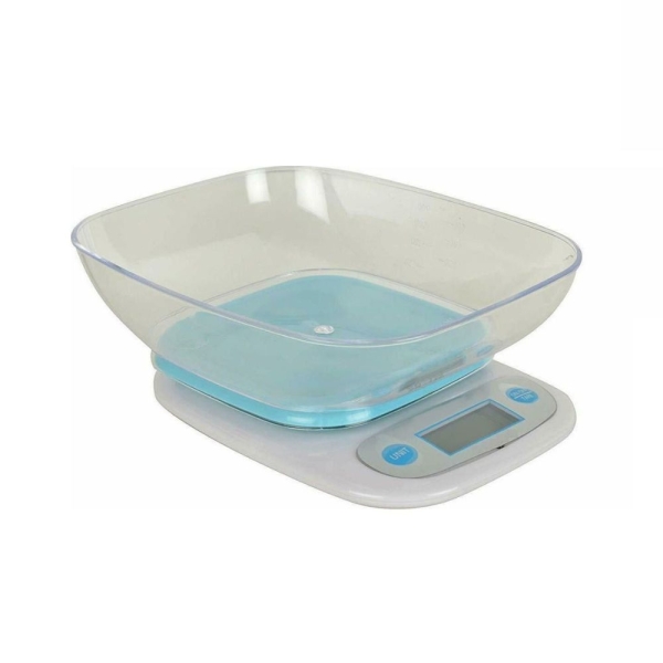 Ψηφιακή Ζυγαριά Κουζίνας με Κάδο 5kg και LCD Οθόνη