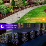 Σετ 2 τμχ Ηλιακά Φωτάκια LED Εξωτερικού Χώρου 200 LED IP44