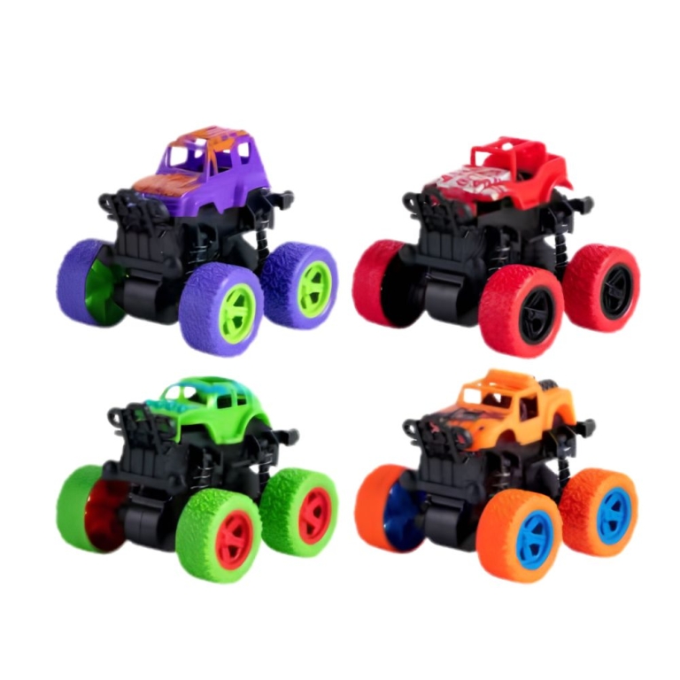 Σετ 4 Off-Road Αυτοκινητάκια για Παιδιά 3+ Ετών