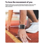 Smartwatch AMOLED 2.1" με Κλήσεις Bluetooth, Καρδιακούς Παλμούς & 123 Αθλητικές Λειτουργίες Awei H46 Black - Image 6