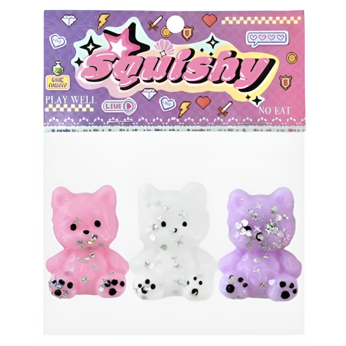 Squishy Παιχνίδι Anti-Stress Αρκουδάκια 3τμχ 87299 - Image 3
