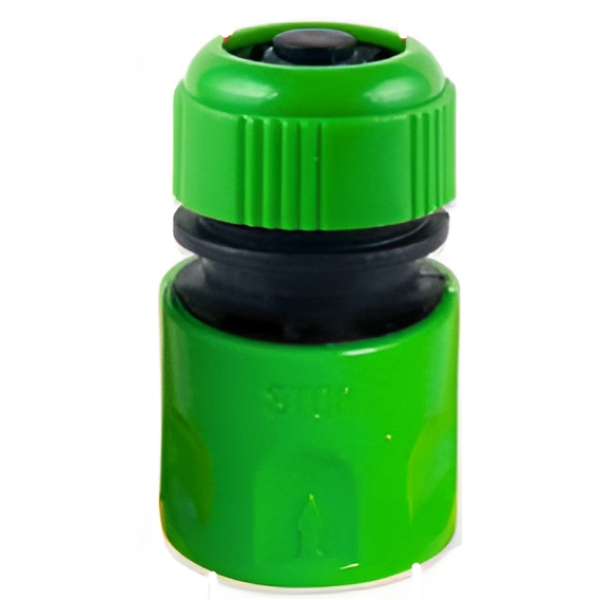 Ταχυσύνδεσμος Λάστιχου Ποτίσματος 1/2'' Με Stop Kmt Style 9369387