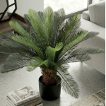 Τεχνητό Διακοσμητικό Φυτό Φοίνικας Cycas 95cm σε Γλάστρα 0391-12 - Image 2