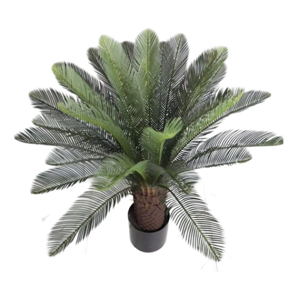 Τεχνητό Διακοσμητικό Φυτό Φοίνικας Cycas 95cm σε Γλάστρα 0391-12