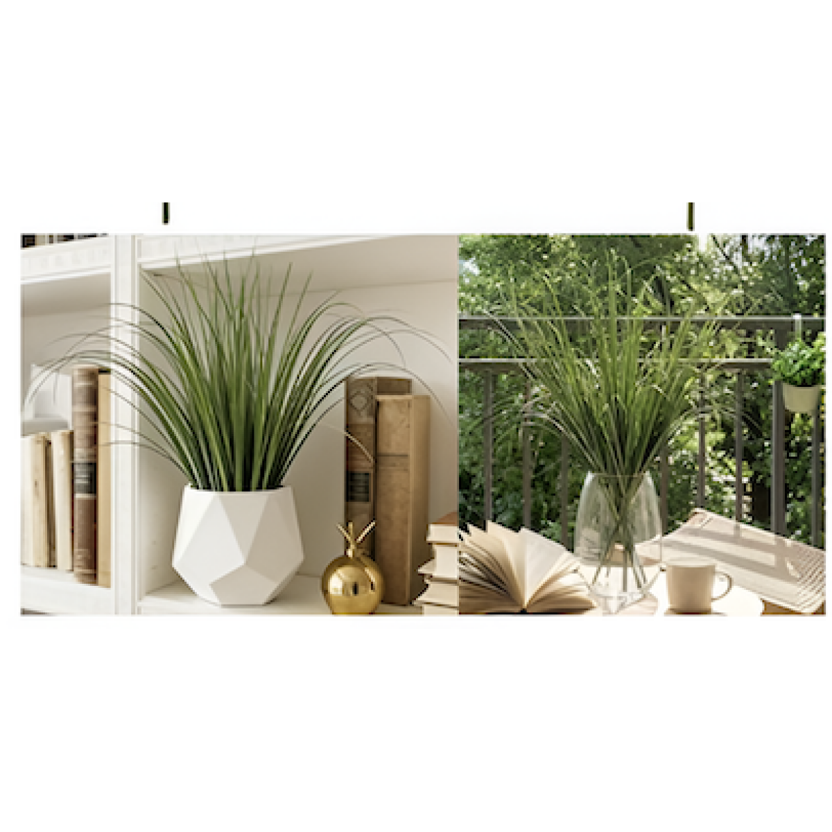 Τεχνητό Διακοσμητικό Kλαδί Grass 110cm 88132 - Image 2