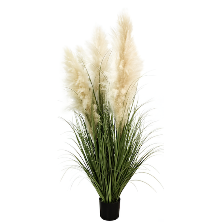 Τεχνητό Διακοσμητικό Pampas Grass Με Γλάστρα 150cm 88129