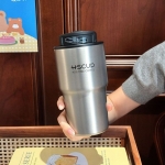 Θερμός Κούπα Ταξιδιού Ανοξείδωτη 550ml με Διπλό Στόμιο Πόσης H-BW-1484 - Image 10