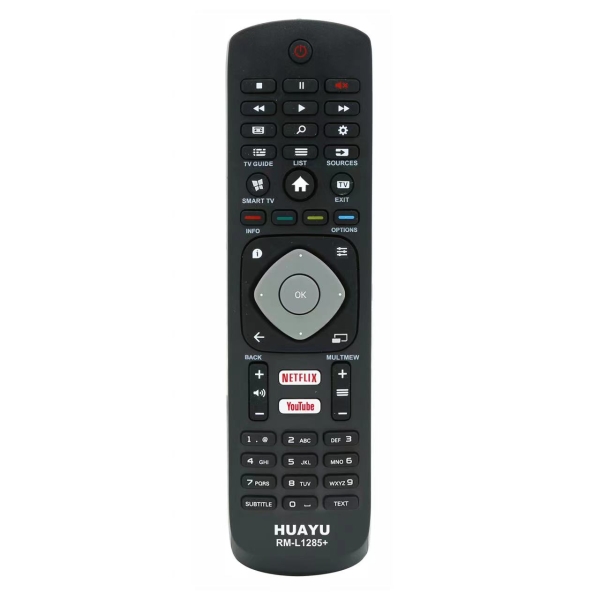 Τηλεχειριστήριο Για Philips Smart TV Με Πλήκτρα Εφαρμογών HUAYU RM-L1285+