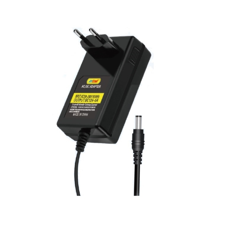 Τροφοδοτικό AC/DC 12V 5A 60W για Κάμερες, LED Strips & LCD Οθόνες Andowl Q-DC9012