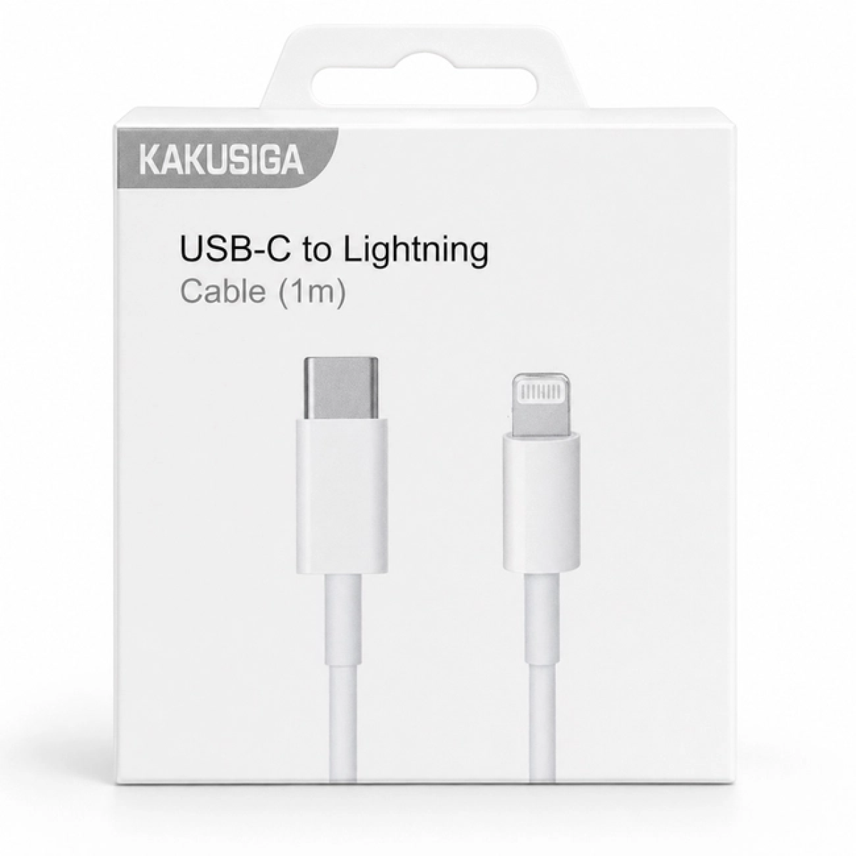 USB-C σε Lightning Καλώδιο Φόρτισης & Μεταφοράς Δεδομένων 3A 1m Λευκό Kakusiga - Image 2