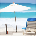 Βάση Ομπρέλας Παραλίας Βιδωτή 41cm 25-32mm Kmt Style 601709 - Image 4