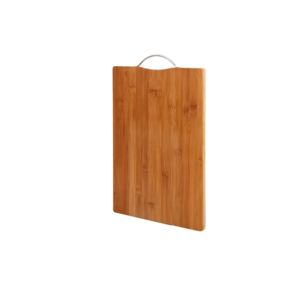 Ξύλο Κοπής Μπαμπού με Μεταλλική Λαβή 40x29x1,8cm - 5404428