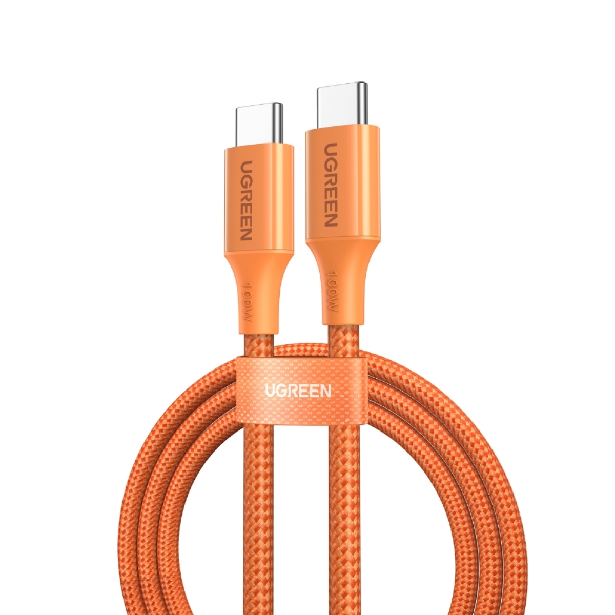 Καλώδιο Φόρτισης UGREEN L502 95493 USB-C σε USB-C PD 100W 1m Πορτοκαλί - Image 3